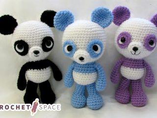 Crochet Panda || thecrochetspace.com