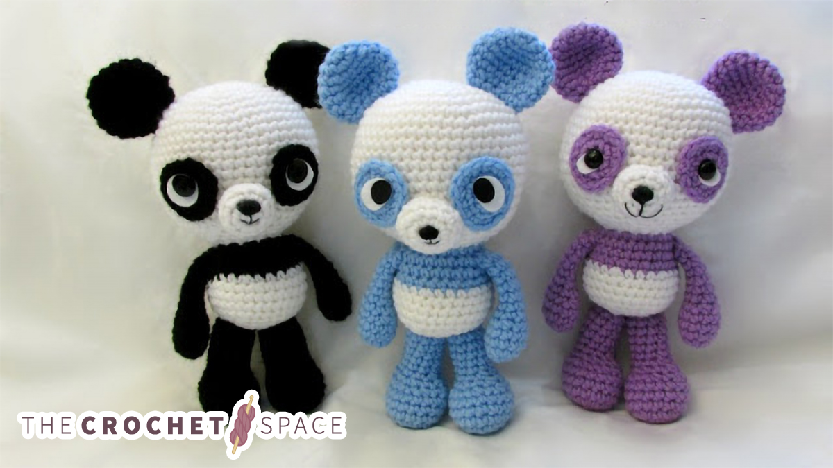 Crochet Panda || thecrochetspace.com