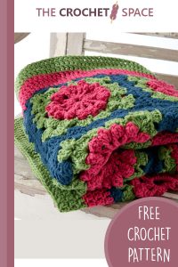 crochet petal pops blanket || editor