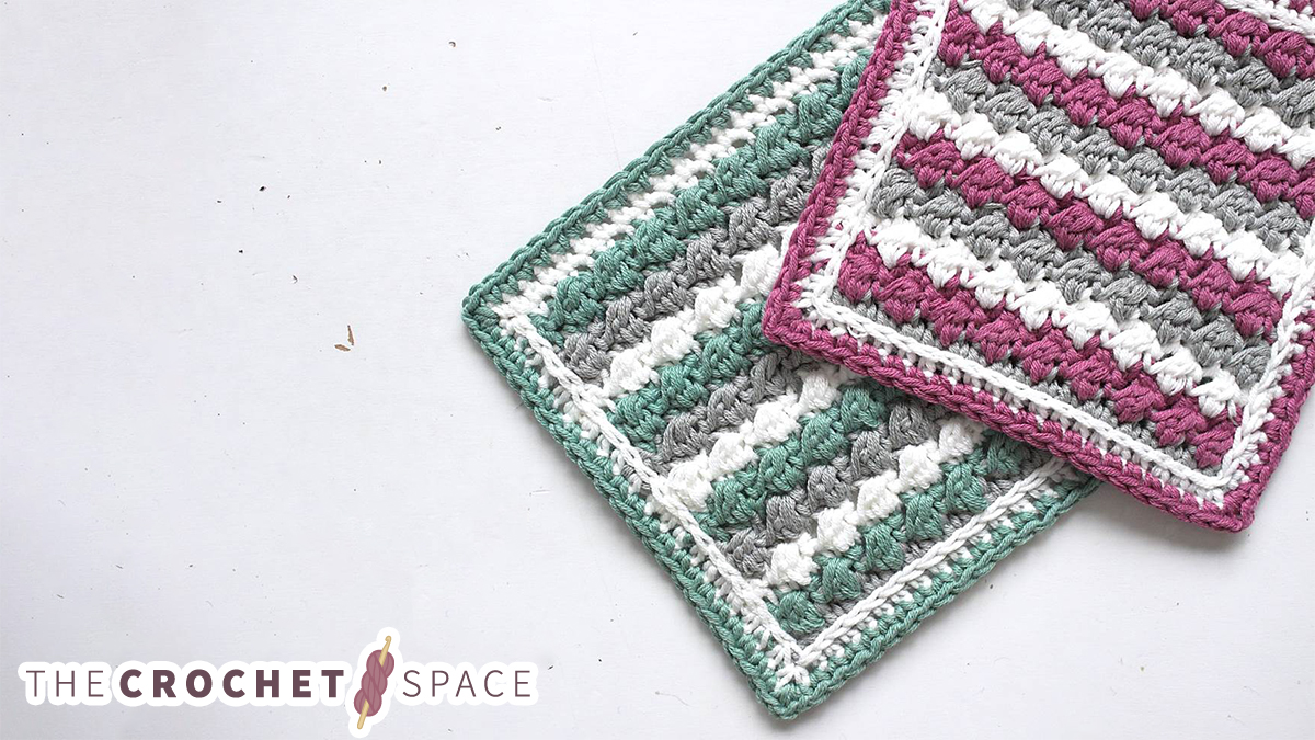 Crochet Raspberry Ripple Square || thecrochetspace.com