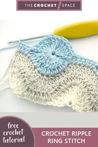 crochet ripple-ring stitch || editor