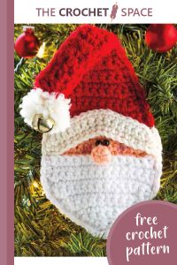 crochet santa card holder || editor