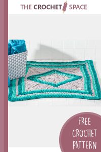 crochet sea-glass bath rug || editor