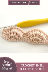 crochet shell textured stitch || editor