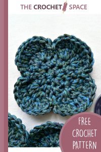 crochet simple flower scrubbies || editor