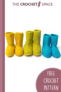 crochet slipper boots || editor