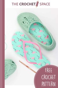 crochet slippers with flip flop soles || editor
