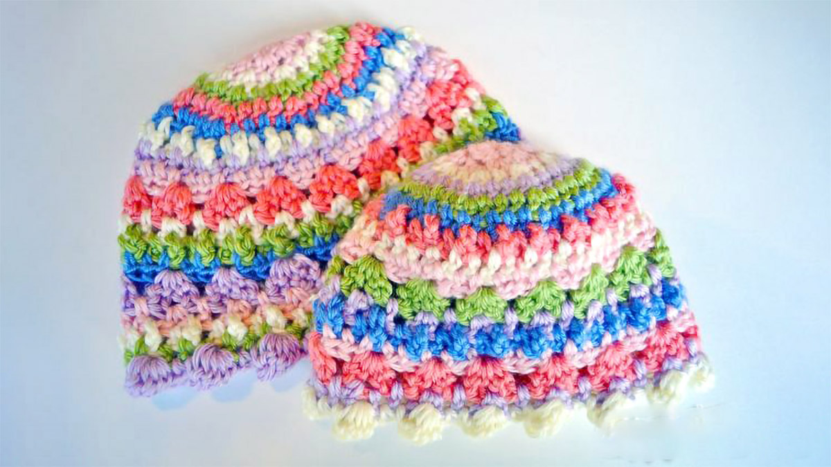 crochet sugar baby beanie || editor