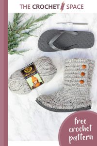 crochet sweater boots with flip flop soles || editor