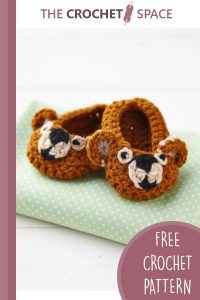 crochet teddy bear booties || editor