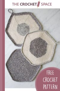 crochet three pot holders || editor