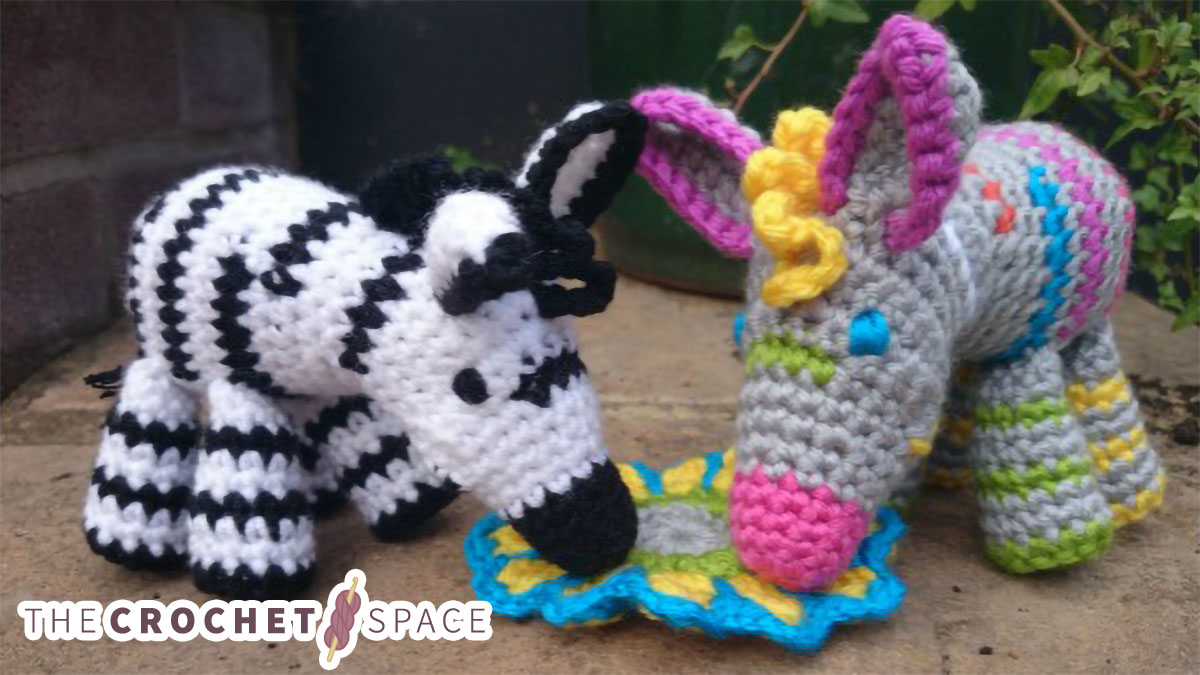 crochet zoe the zebra || editor
