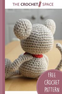 crocheted baby amigurumi mouse || editor