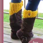 crocheted bailey boot cuffs || editor