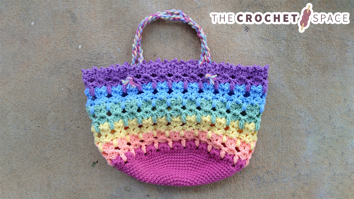 crocheted cat bag || editor