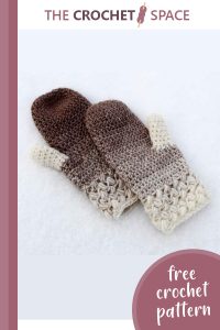 crocheted coffee bean mittens || editor
