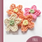 Crocheted Flower Bouquet. 4x smaller flowers only || thecrochetspace.com