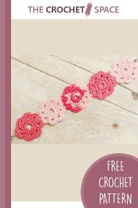 crocheted flower bracelet || editor