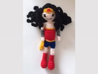 Crocheted Immortal Wonder Woman || thecrochetspace.com