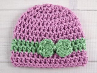 Crocheted Love Preemie Hat || thecrochetspace.com