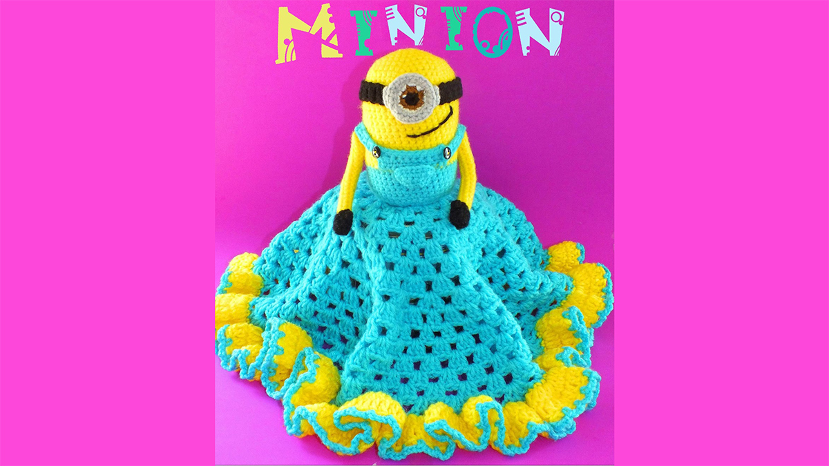 Crocheted Minion Security Blanket