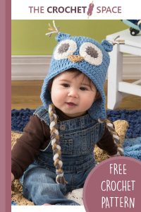 crocheted owl baby hat || editor