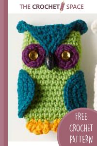 crocheted owl cell phone cozy || editor