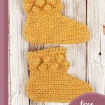 Crocheted Shiny Sunshine Slippers