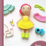crocheted simple style doll || editor