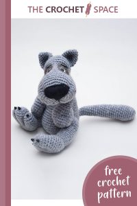 crocheted sweet puppy dog || editor