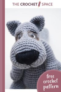 crocheted sweet puppy dog || editor