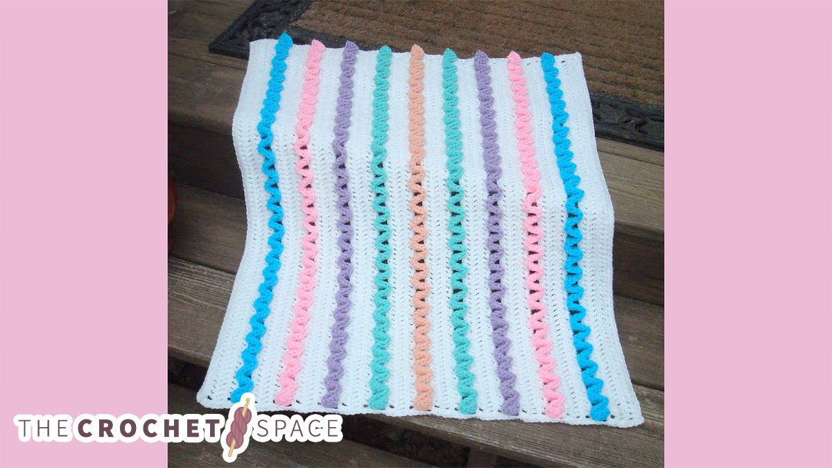 Crocheted Wiggles Preemie Baby Blanket