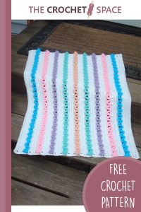 crocheted wiggles preemie baby blanket || editor