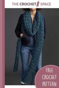 crossing paths crocheted super scarf || editor