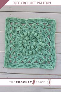 crown jewels crocheted square || editor