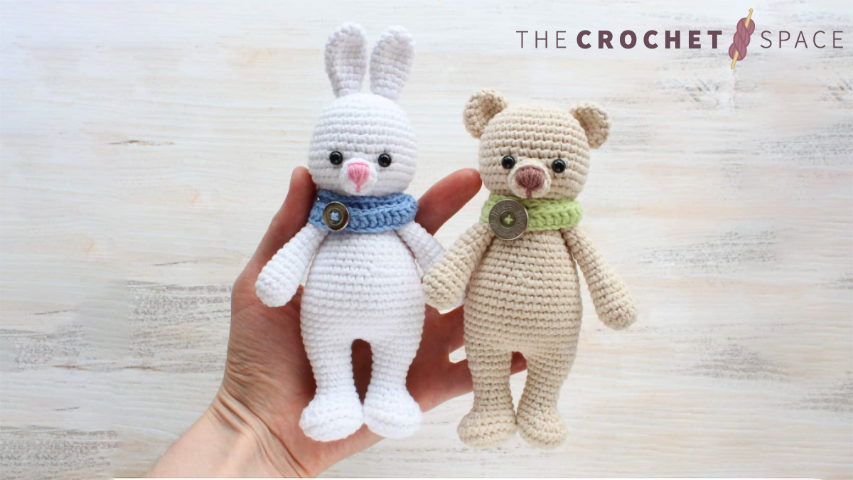 Cuddlesome Bunny Crocheted Toy || thecrochetspace.com