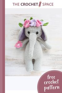 cuddly crocheted elephant || editor