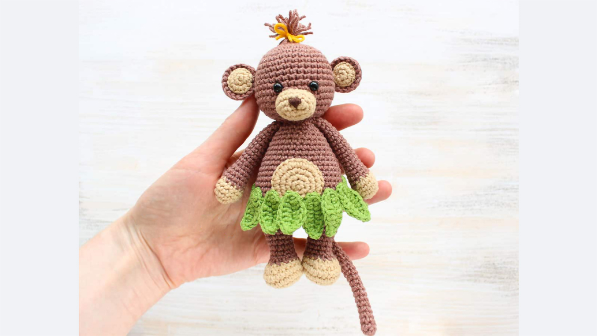 cuddly crocheted monkey || editor