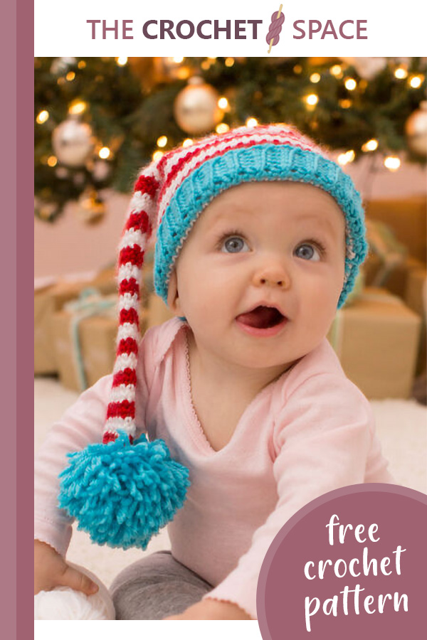 Cute Crocheted Baby Elf Hat [FREE Crochet Pattern] The Crochet Space