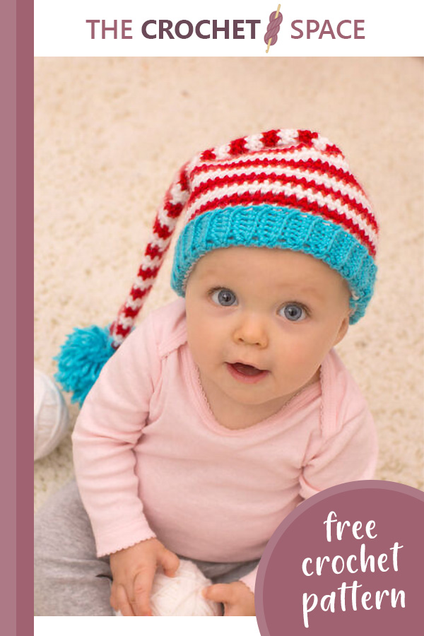 Cute Crocheted Baby Elf Hat [FREE Crochet Pattern] The Crochet Space