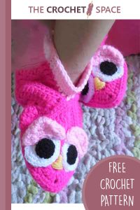 cute crocheted granny birdie slippers || editor