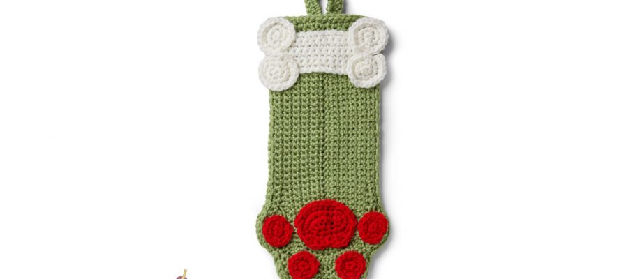 Decorative Crochet Pet Stocking  [FREE Pattern+Video Tutorial]