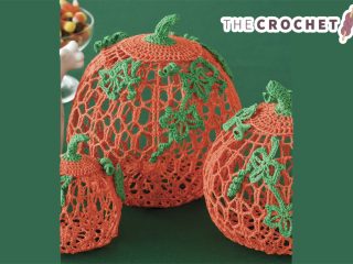 Delicate Halloween Crochet Pumpkins || thecrochetspace.com