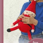 Delightful Crocheted Santa || thecrochetspace.com