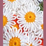 dahlia crochet granny square || editor
