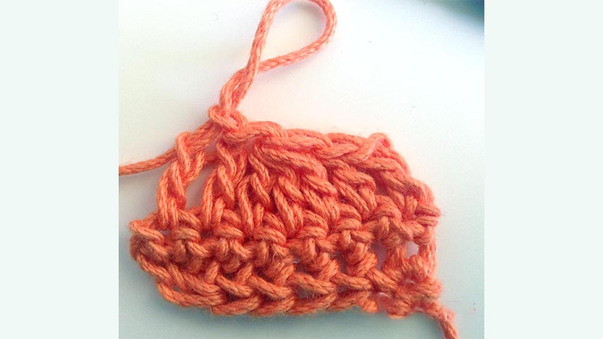 Double Crochet 3 Together