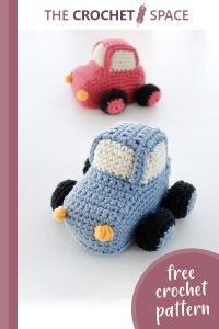 driving early crochet car || editor