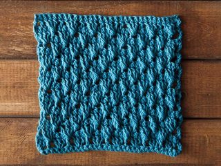 Dynamite Shells Crochet Dishcloth