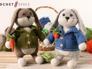 Easter Crochet Big Bunny || thecrochetspace.com