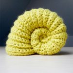 Easy Ammonite Crochet Fossil. Amigurumi mollusc. Color Yellow || thecrochetspace.com